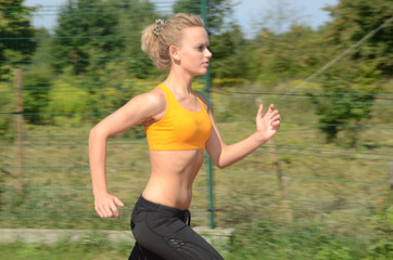 Female runner