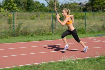 Fototapeta premium Female runner