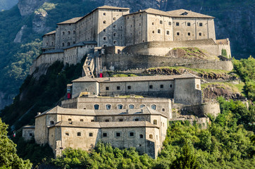 Fort Bard, Aosta Valley - obrazy, fototapety, plakaty