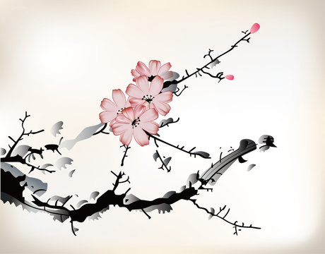 blossom painting