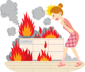 火事