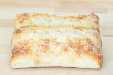 Italian ciabatta bread