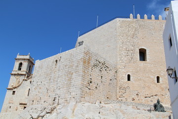 peniscola, chateau templier du Pape luna (Espagne)