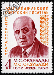 Postage stamp Russia 1972 Mammed Said Ordubady, Azerbaijan Write