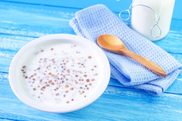 buckwheat with milk