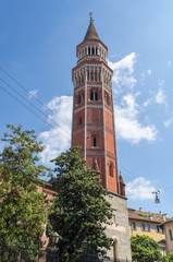Fototapeta premium San Gottardo Bell Tower, Milan, Italy