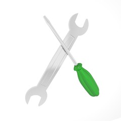 Service isolated shape