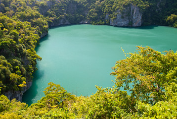 The emerald Inner Sea, Angthong Marine National Park, samui