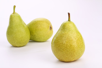 three ripe pears