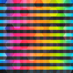 rainbow color lines seamless pattern