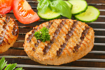 Grilled patties