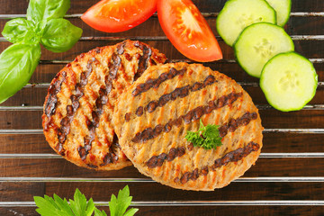 Grilled patties