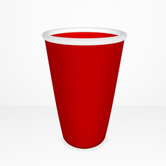 isolated paper cup