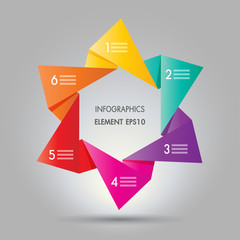 Modern Infographics Template, vector illustration.