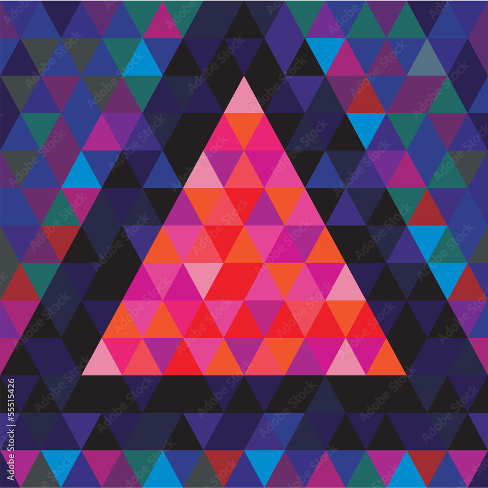 Aufkleber Abstract Background - Geometric Vector Pattern