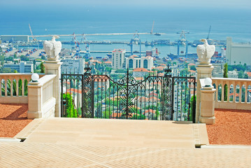 Bahai gardens in Haifa, Israel