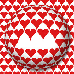 Ball Heart Red Text Shadow 2