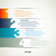 Modern Infographics Template, Vector illustration.
