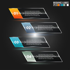 Modern Infographics Template, Vector illustration.