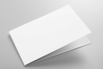 Blank folded card