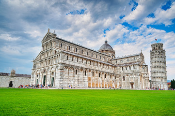 Fototapeta premium Pisa, baptistery, cathedral and tower