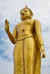 Temple at Hat Yai Thailand (Standing Buddha)