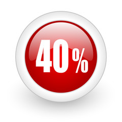 40 percent icon