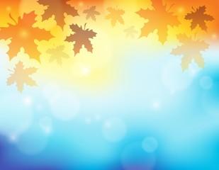 Naklejka na ściany i meble Autumn theme background 2