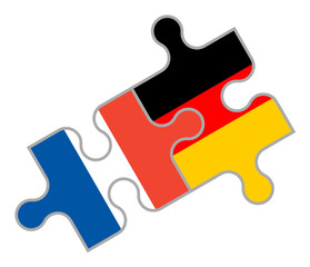 Französisch-Deutsches Puzzle