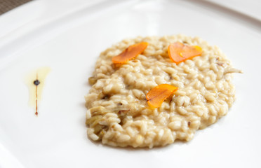 Sicilian risotto with bottarga - cured fish roe