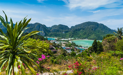 Fototapeta na wymiar Beautiful view of Phi Phi island