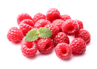 Raspberry with melissa