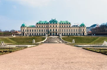 Deurstickers Schloss Belvedere in Wien © thorabeti