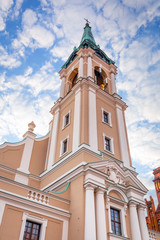 Obraz premium Church of Holy Spirit in old town of Torun, Poland