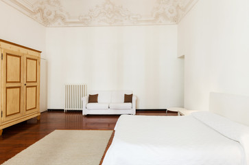 view of classic bedroom in a hotel