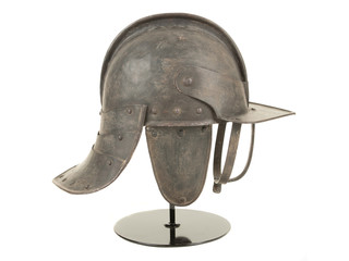 A 17th Century English Burgonet Lobstertail Helmet