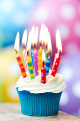 Birthday cupcake