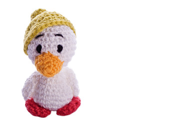 stuffed animal duck chicks with hat