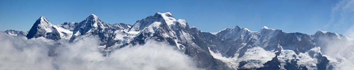 Panorama from Schilthorn - obrazy, fototapety, plakaty