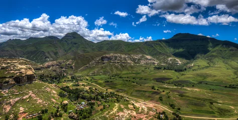 Fotobehang Lesotho Landscape © demerzel21