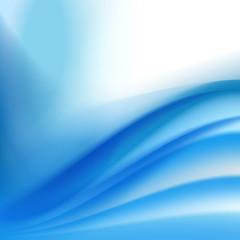 abstract blue background with folding waves