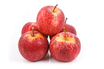 Heap of red appple