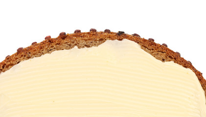Background of bread and butter.