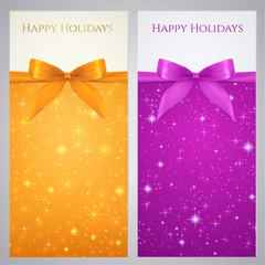 Gift certificate / Voucher / Coupon template. Stars pattern