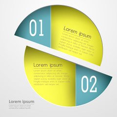 vector abstract 3d paper infographics