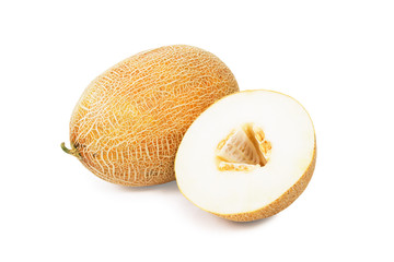 melon isolated on white background
