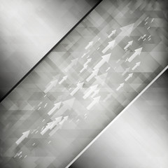 Abstract background with arrows.