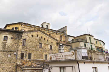 Fototapeta na wymiar Abruzzo, Castelli, Włochy