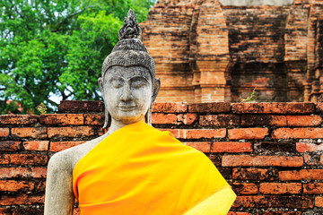 Ancient Buddha statue