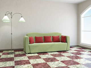 Livingroom  with sofa